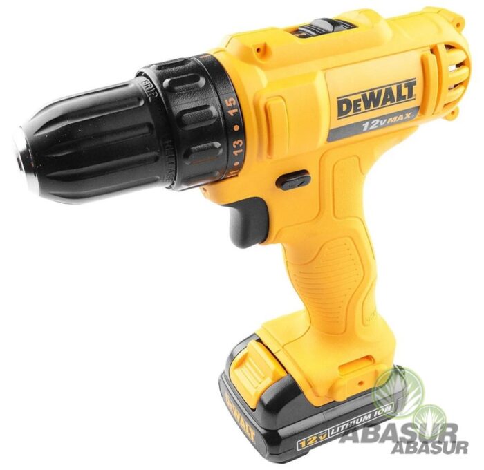 Taladro atornillador 3/8 pulgadas más puntas Dewalt 12v DCD700AC2-B3 pieza